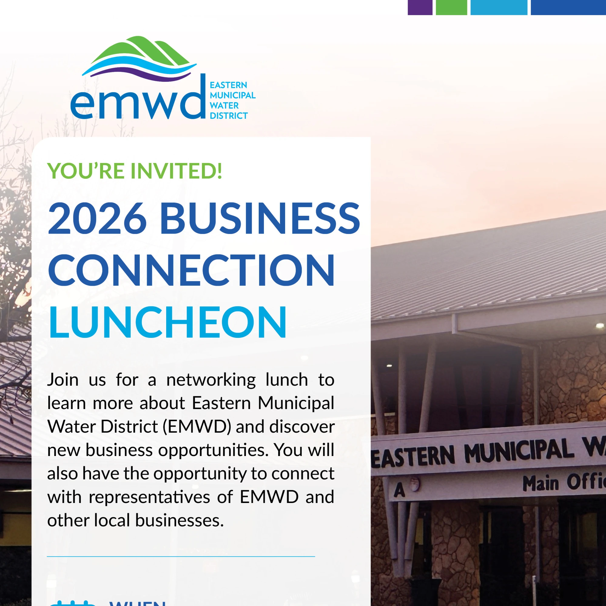 EMWD Business Connection Luncheon