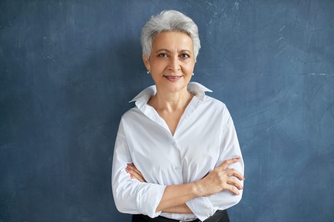 Photo of mature businesswoman illustrates blog: "Is There a “Right” Age to Become an Entrepreneur?"
