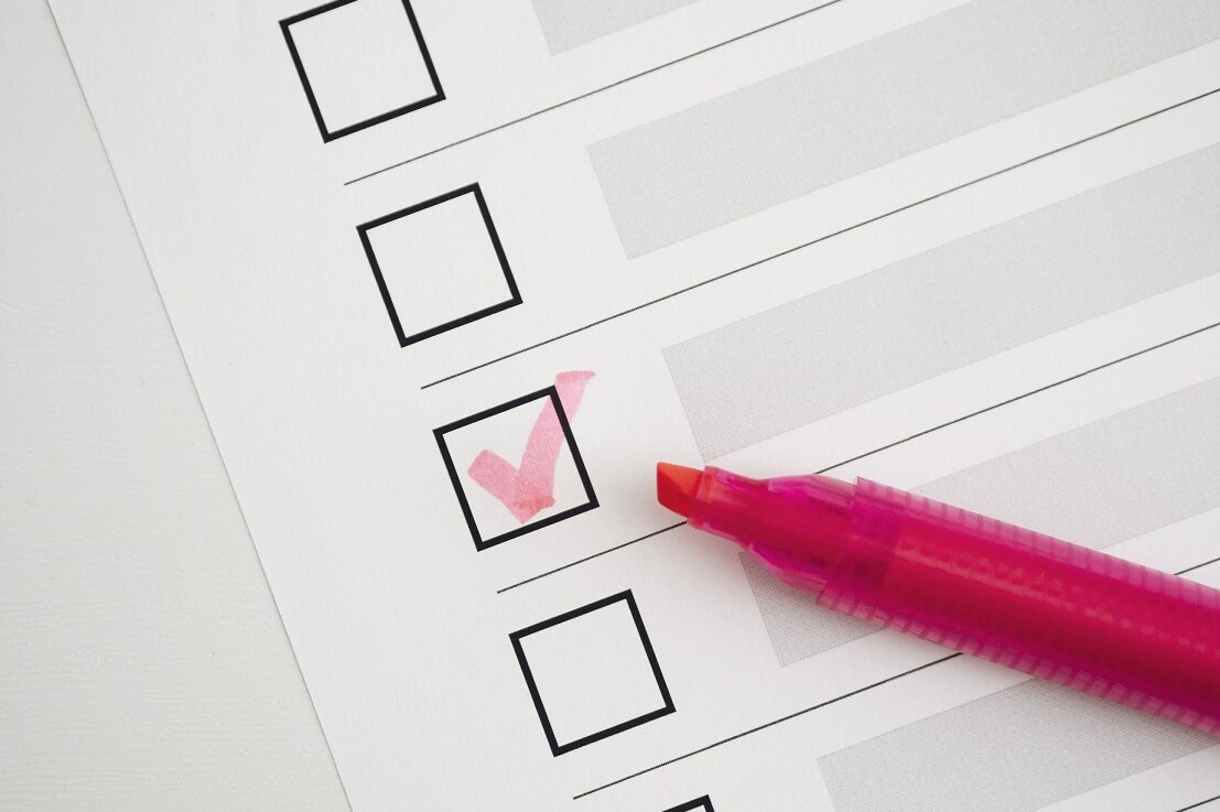 Closeup of checklist illustrates blog "Why You Should Start Using Checklists Today"