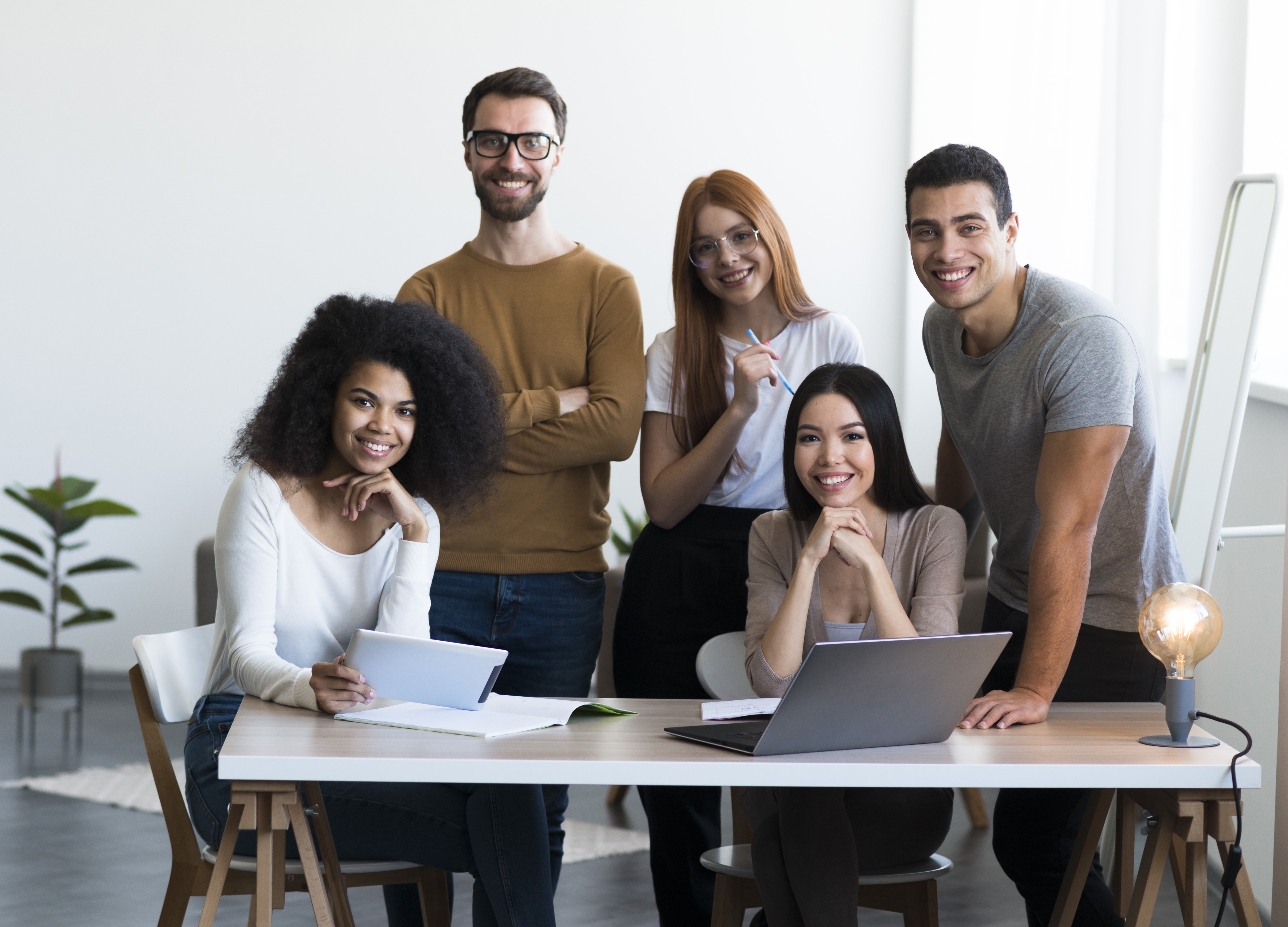team-fp Group of five people in office illustrate blog "Mandy (Mandih) Johnson (She/Her) 2nd degree connection2nd CEO OF Caché Sarabi"